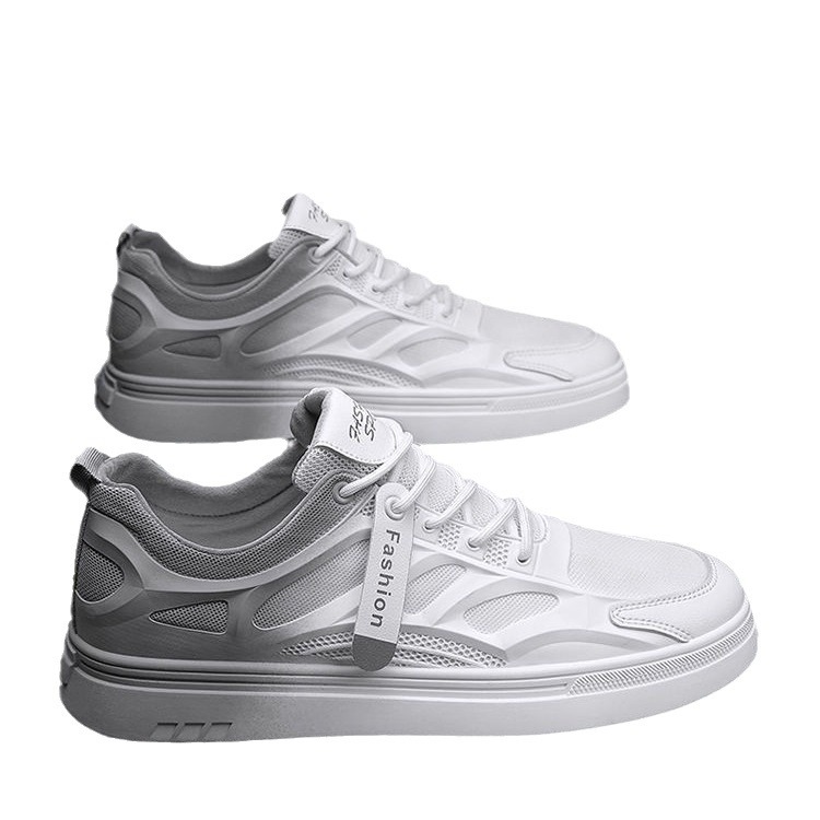 Zapatos nuevos para hombre 2024, zapatos de malla fina transpirables de verano, zapatillas blancas casuales de otoño, zapatos deportivos versátiles y modernos