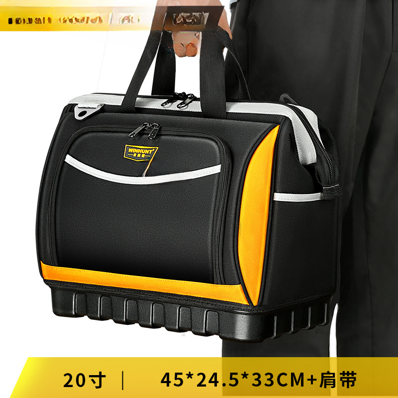 Kit de herramientas portátil multifuncional, lona especial para electricista, bolsa de almacenamiento gruesa y duradera, bolsa de mantenimiento de escalera de carpintería