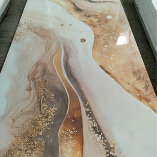 Factory Direct Sales Uv Board Self-Installation Anti-Marble Background Wall Large Board Export Decoration Material Manufacturer