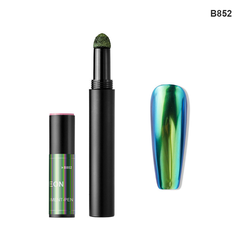 Finger Fee B serie de uñas lápiz de aire óptico fino camaleón espejo mágico polvo fantasma de uñas espejo mágico tiza de uñas