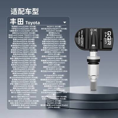 Toyota-specific monitor for RAV4, Tire pressure monitoring system
