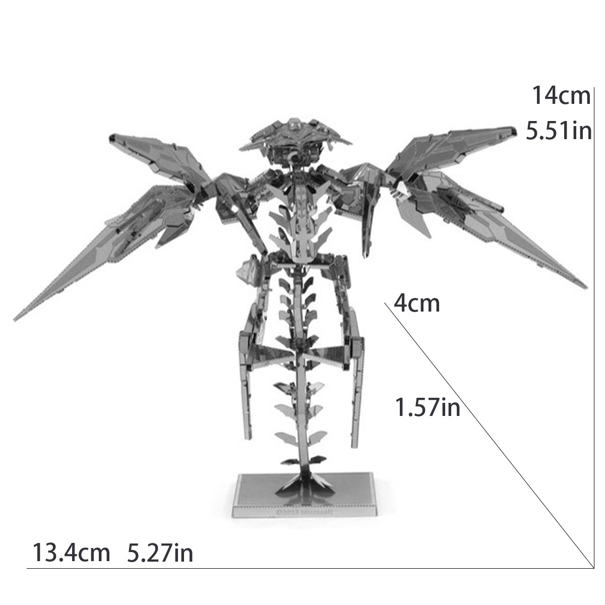 R2D2DIY puzzle de metal 3D hecho a mano modelo tridimensional para adultos Juguetes de puzzle de ensamblaje