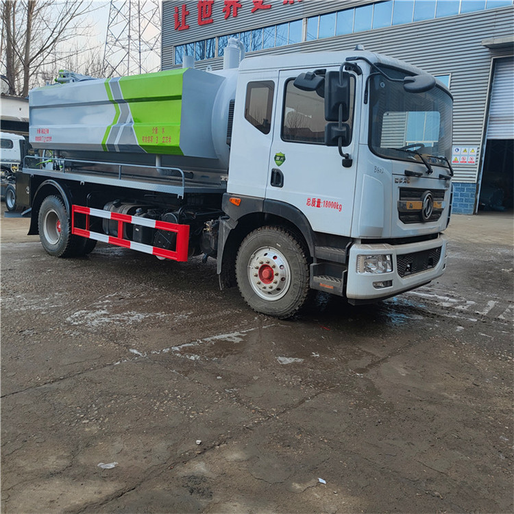 东风D6高压清洗吸污车市政环卫管道疏通污水淤泥高压吸粪吸污车