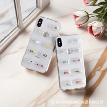 新款卡通可爱胶囊手机壳 适用iPhone16/15苹果11全包滴胶透明软壳