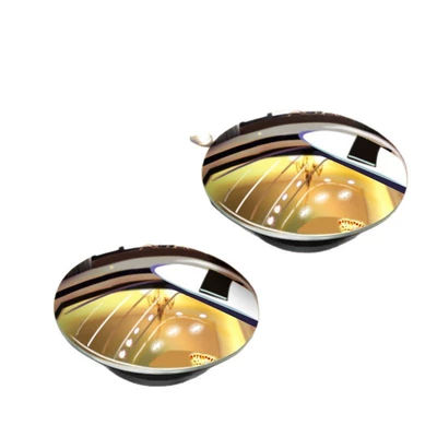 Large field of view rear view auxiliary mirror: Mirror Reversing Assist Mirror