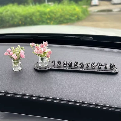 Nömrəli dayanma kartı: car creative high-grade car interior