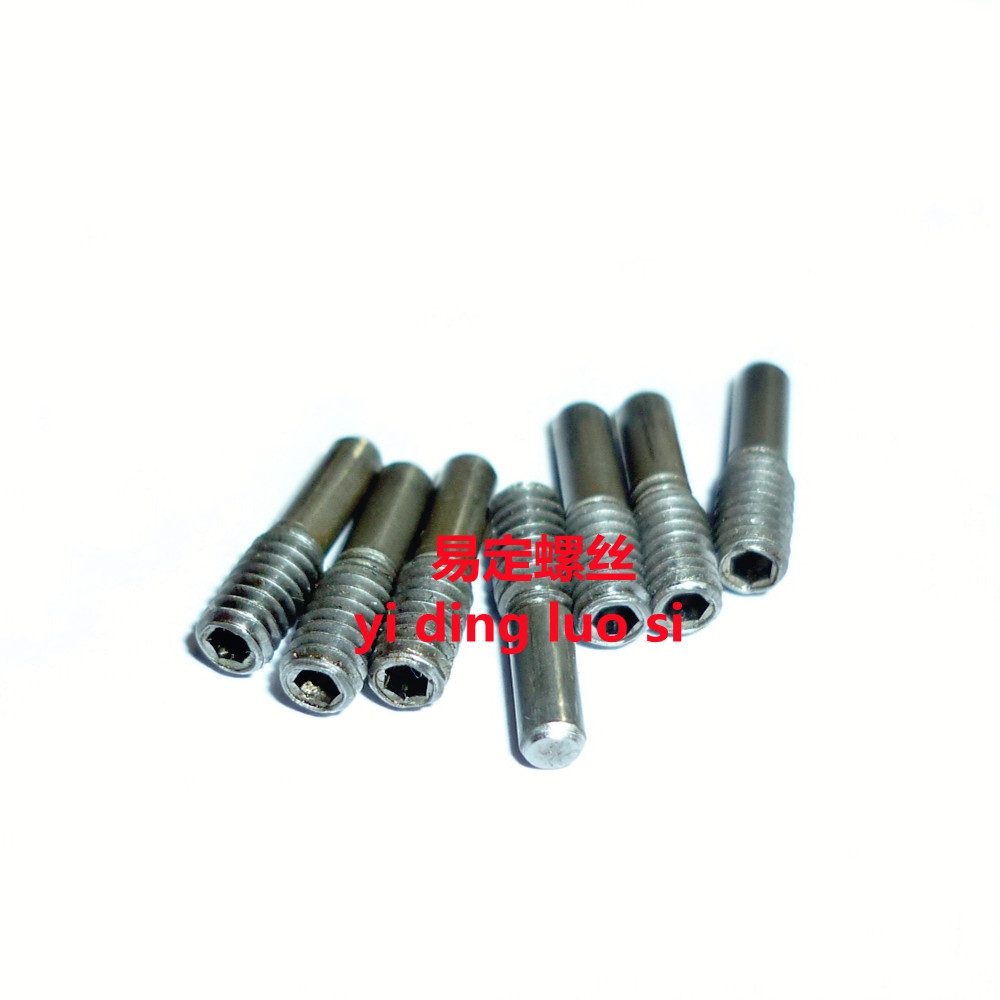 地摊螺钉内六角M2系列M2-0.4x2L-10L柱端12.9级紧定螺丝M2x10