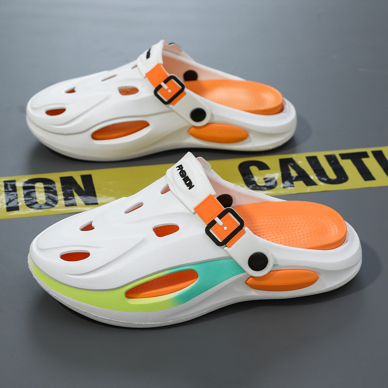 EVA primavera y verano hogar casual perezoso transpirable multicolor zapatos planos cómodos de playa sandalias de hombre