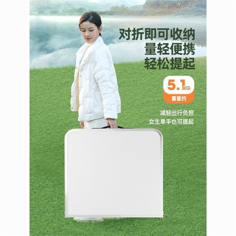 Mesa plegable tabla de estand tabla plegable tabla de empuje portátil al aire libre tabla de estendimiento de mercado nocturno tabla de trabajo tabla plegable silla