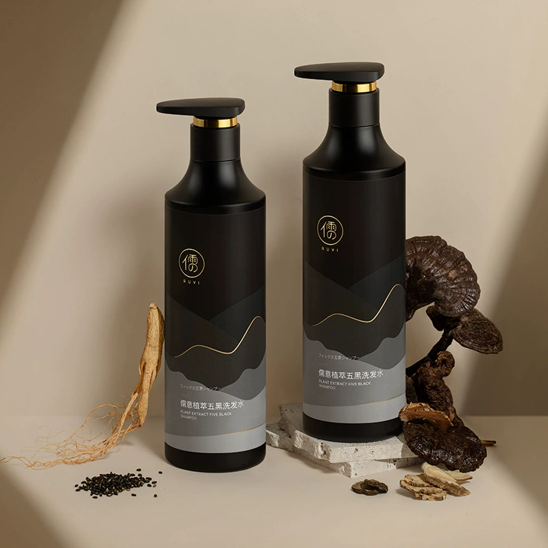 Polygonum Multiflorum Шампунь с экстрактом растений Освежающий нежный Восстанавливающий питательный корень волос кожи головы Шампунь для белых и черных волос