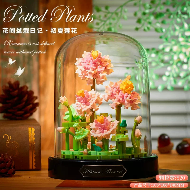 Constructor, toy, music box, sunflower, Birthday gift
