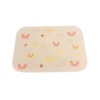 Rectangular silica gel cartoon high quality tableware home use, anti-scald