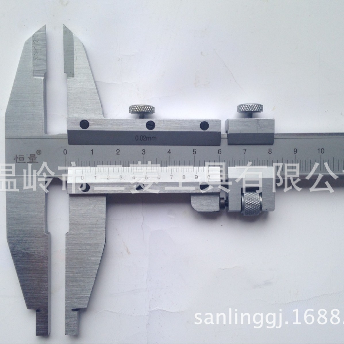 上海恒量双外爪III型加十游标卡尺0-300MM计量局可检测 正品保证