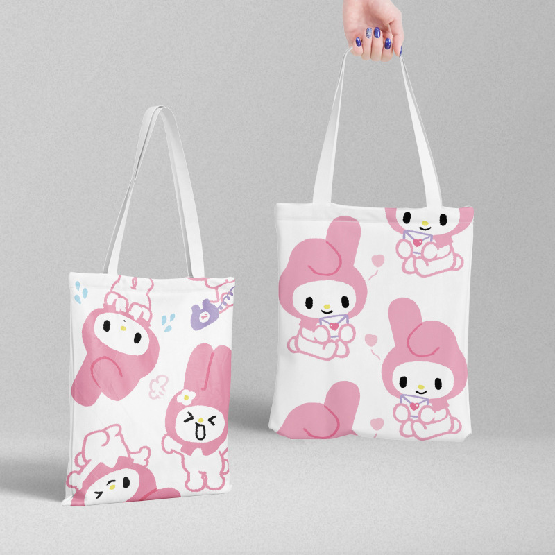 Bolsa de lona Sanli Gull pequeña fresca y simple estilo ins versión coreana hermosa bolsa de hombro bolsa de compras portátil al por mayor