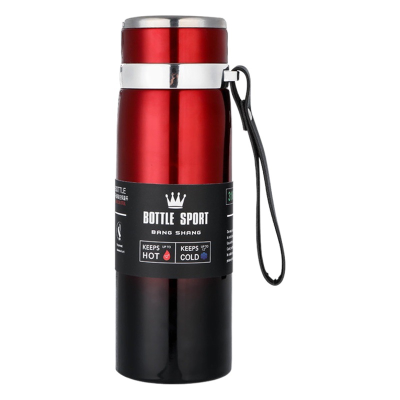 Fabricante de nuevo 316 Acero inoxidable taza del vacío Sling pot agua al aire libre gran capacidad deportes hervidor se puede establecer logo