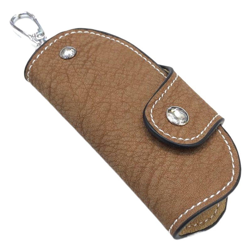 Key Bag Creative New Cute Leather Korean Style Women's Multi-function Men's Car Key Bag Keychain