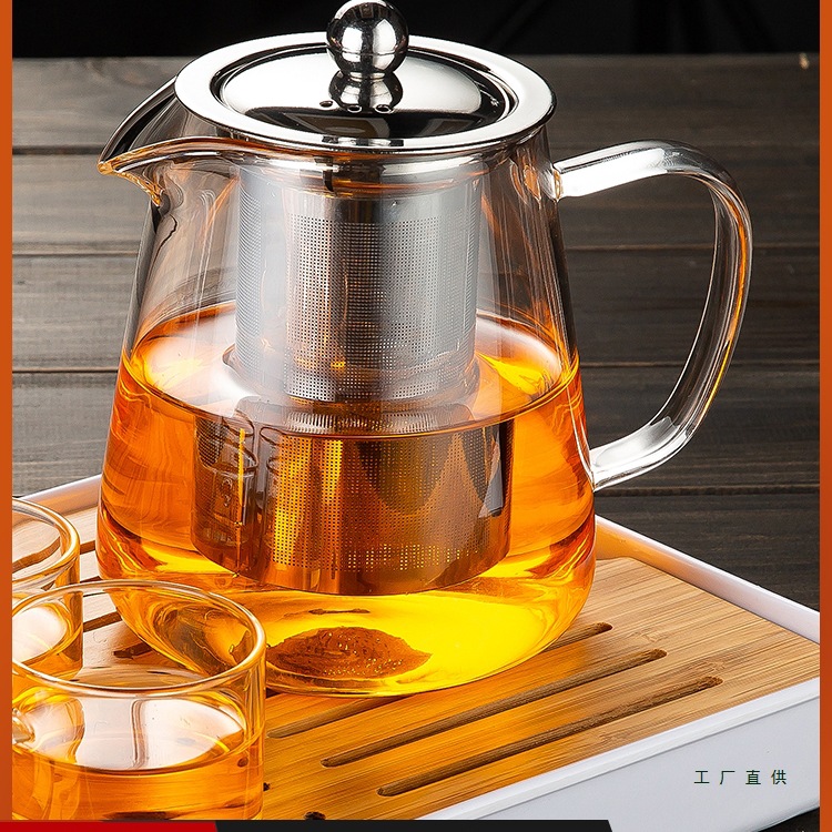 玻璃茶壶加厚耐热泡茶壶茶水分离单壶家用过滤小型煮茶器茶具套装