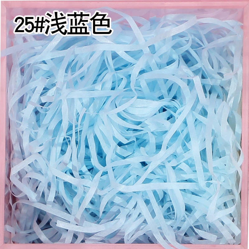 Плотный обложной карт зубчик raffia порванная бумага шелк 50g 30g бумага шелк упаковочная подарочная коробка декор заполнение цветной стружкой бумажные полоски