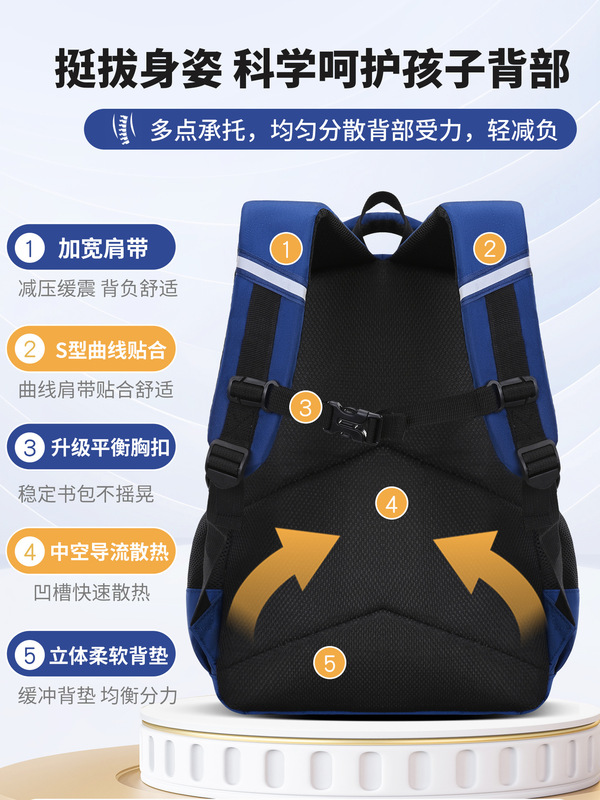 宇宙飛行士小学生1-6年生大容量減負超軽保護背中男子ランドセル小学生カバン|undefined