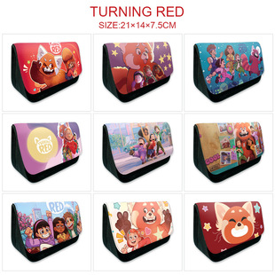 Youth metamorphosis peripheral printing pencil case Cartoon Cartoon student large capacity stationery box pencil bag wallet stationery