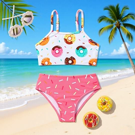 儿童泳衣;亲子泳装;比基尼