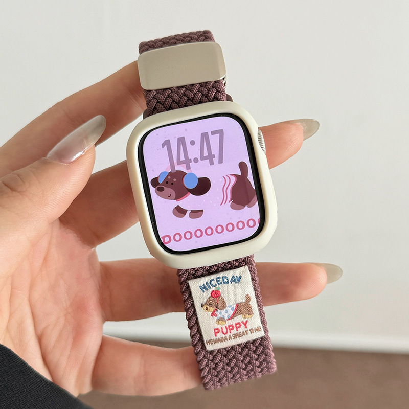 Smoke purple (dachshund) + antique white set [value set]