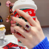 Advanced brand universal ring with stone, high-quality style, with gem, internet celebrity, city style, wholesale