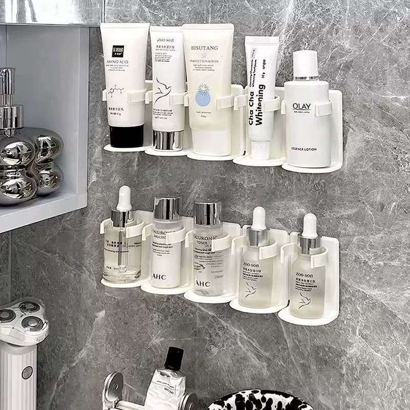 Пятирядная стойка без перфоратора зеркальный шкаф для хранения косметики соединенная стойка для хранения ряда ванная комната многофункциональная стойка для хранения общежитие