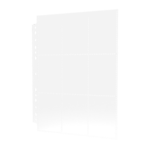 Nine-frame basketball football card NBA star card Pokémon PTCG Magic Game King transparent loose-leaf 9-frame card page