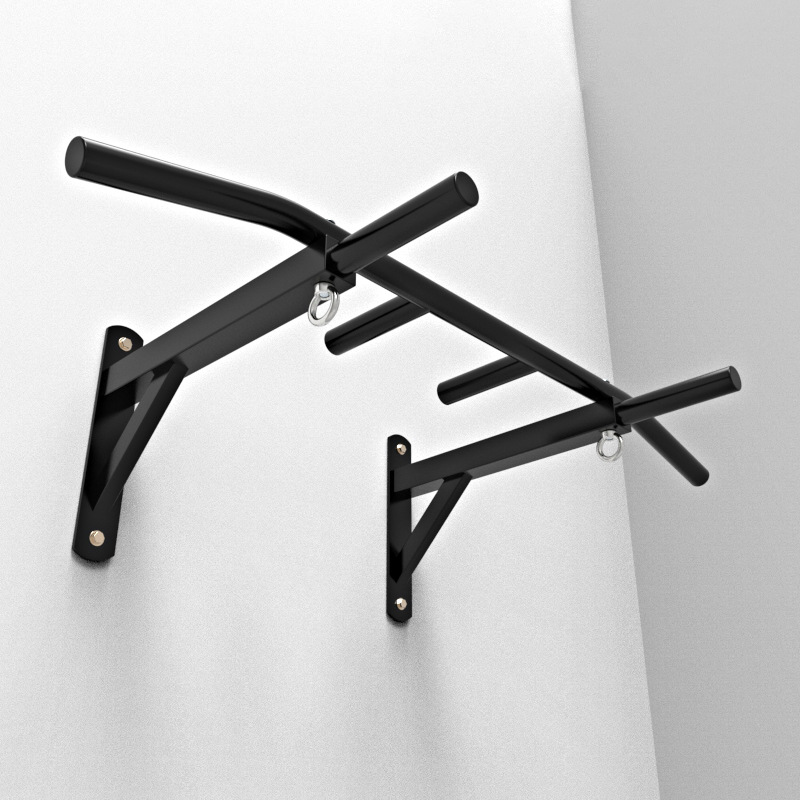 Pull-up indoor wall multi-handle single parallel bars home fitness equipment wall surface punching high lower pull frame