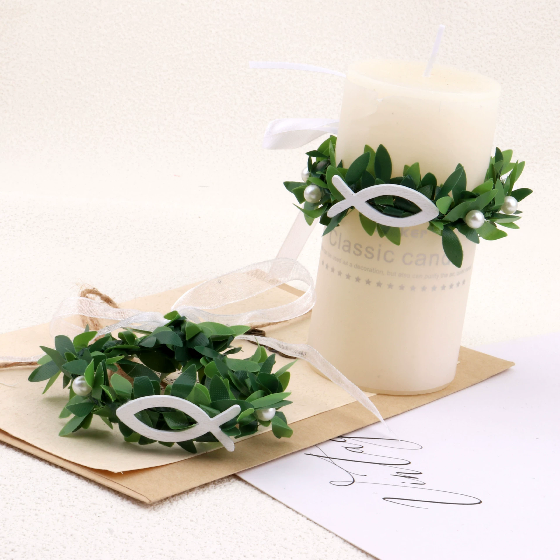 Трансграничные рождественские цветы из виноградной лозы салфетки кольцо железная проволока зеленые листья гирлянды салфетки зеленая ротанг застежка для украшения дома