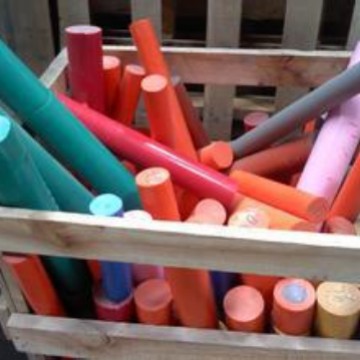 PVC棒恩欣龙红色工程塑/绝缘材料厂家直发批发防静电耐腐蚀环保