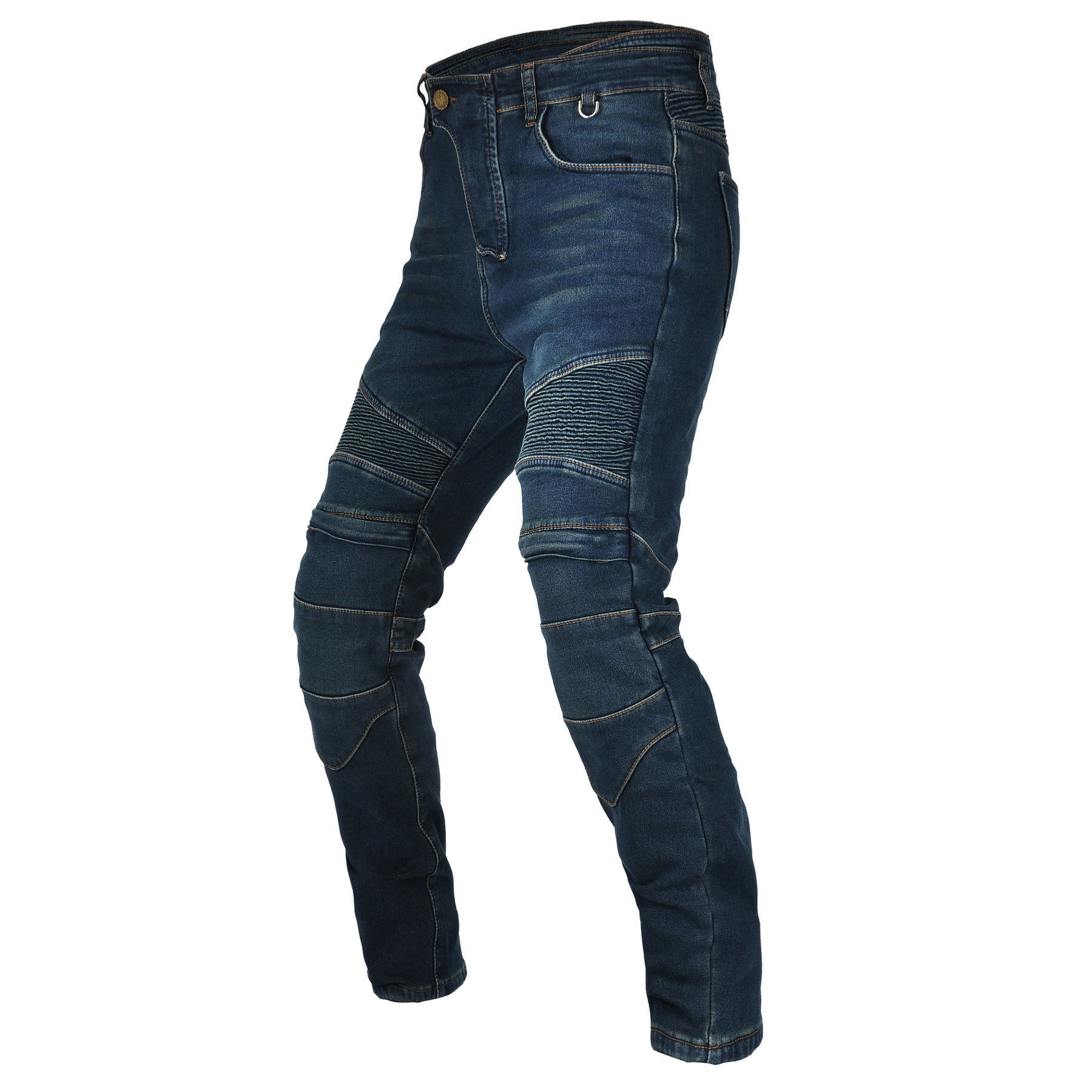 VOLERO Pantalones vaqueros de la motocicleta de los hombres y de las mujeres pantalones de montar de la motocicleta de Invierno Polar-forrado Impermeable cálido Racing pantalones anti-caída