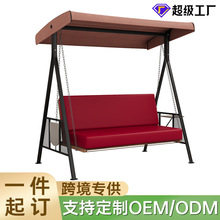 跨境户外防水长条秋千垫露台高密度坐垫花园沙发长方形椅垫定制