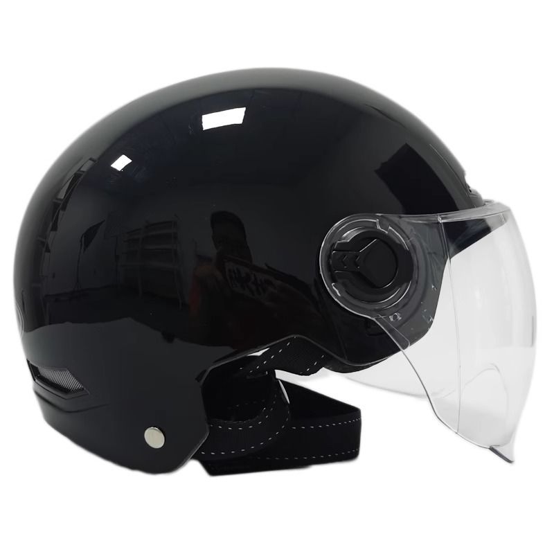 Extra Large: Diàndòngchē Auto Parts and Accessories - 5xl-gloss-black-transparent-short-mirror