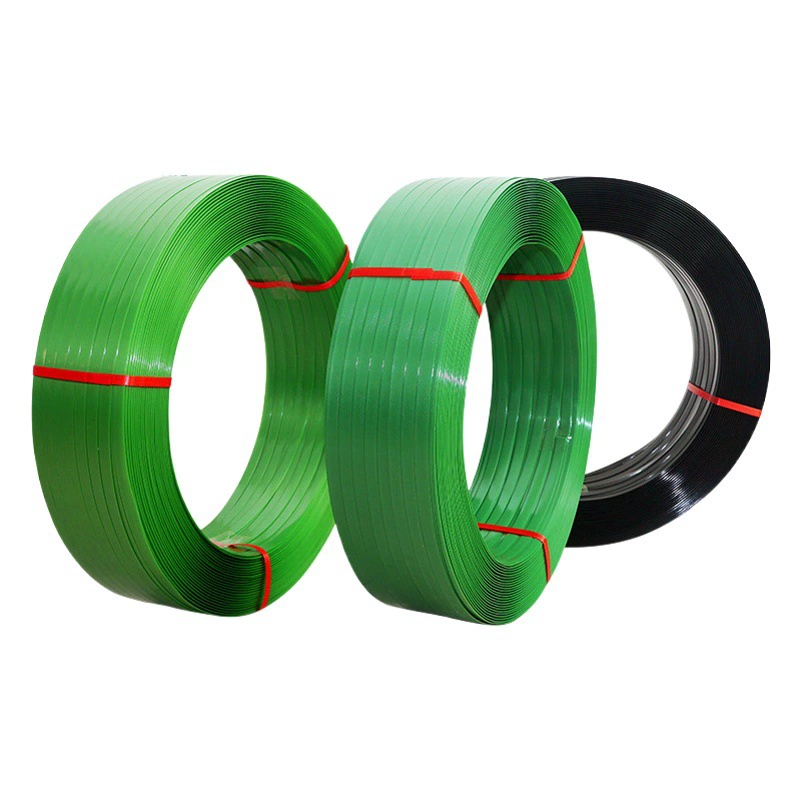 В наличии ПЭТ пластиковый стальной ремень Полиэстер Ручная упаковка ремень ОБВЯЗОЧНЫЙ ремень Зеленый 1608 упаковочный ремень машина оптовая продажа с завода