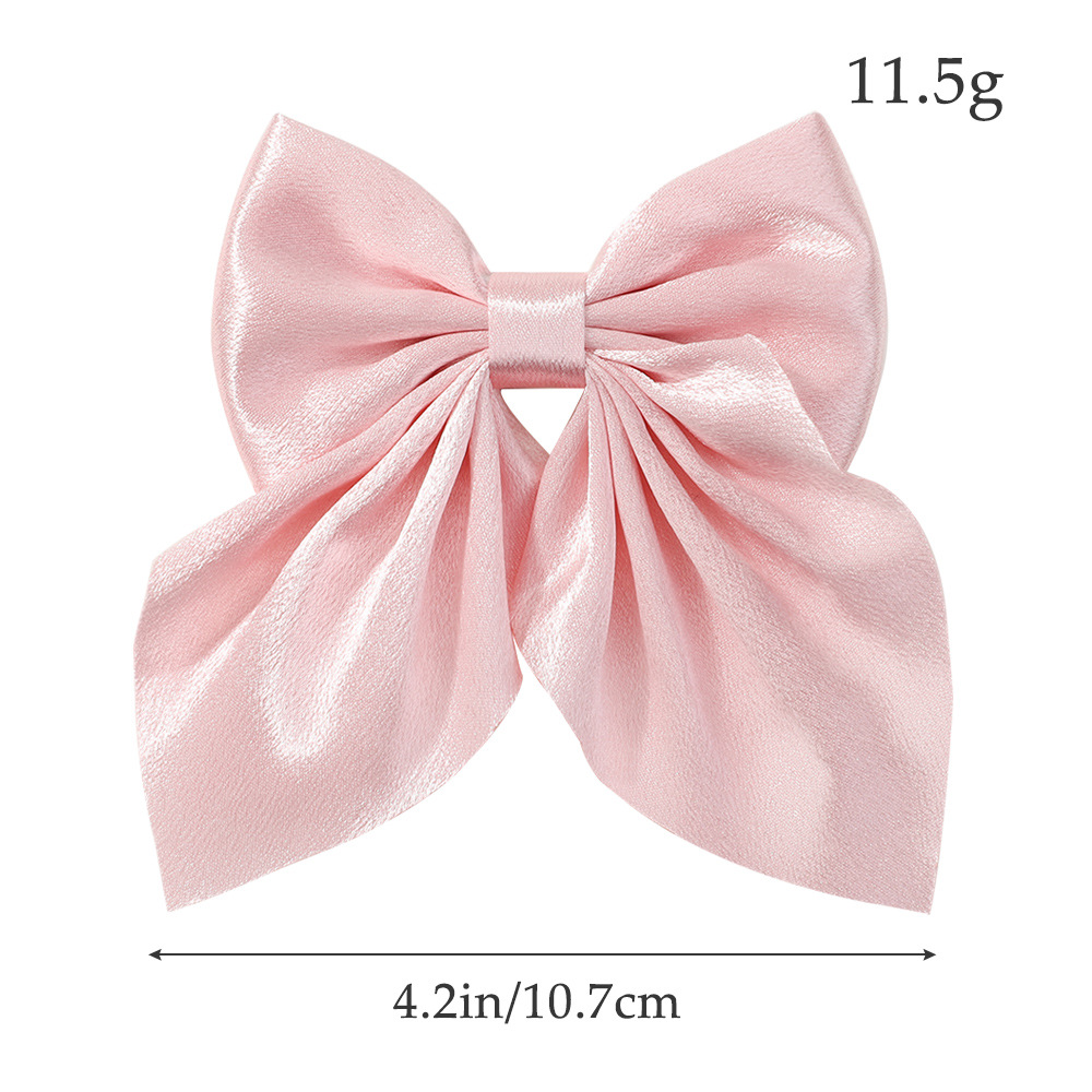 15g Weight Hair Clip Hair Accessories Type 10 Colors Mixed Quantity Holiday, Daily Occasion Bow Knot Pattern Girl'S Gender Simple Style, Classic Style Style Girl'S Simple Style Classic Style Bow Knot Hair Clip 1