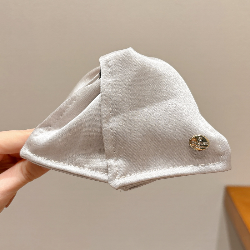 Audrey Hepburn clip nuevo clip de cabello de perla de cola de caballo alta cabeza trasera clip de cabello de tiburón tocado clip de cabello mujer