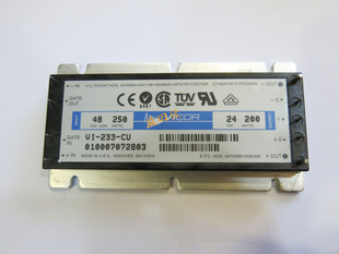 VI-233-CU VICOR Isolated PoWer Supply Module 48v to 24v 200W