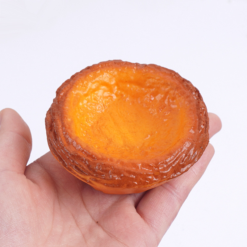 PU 模擬食品エッグタルトモデル楽しいポルトガルエッグタルト減圧ピンチおもちゃ diy 食品おもちゃエッグタルト胚アクセサリー|undefined