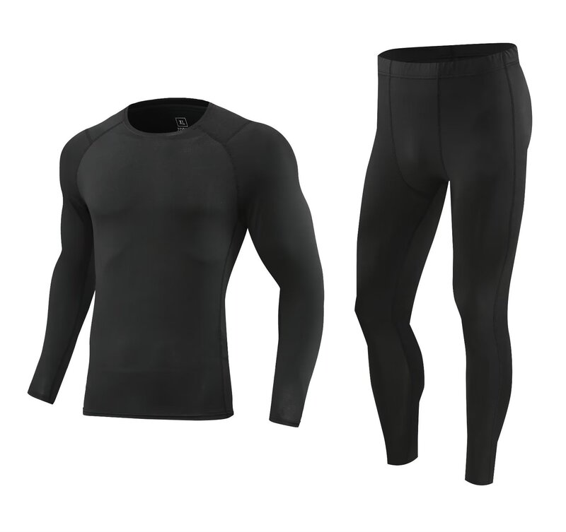 Autumn and Winter Kidsren's Sports Bodysuit Training Clothes Boys Basketball Football Quick-Drying Clothes Sports Suits Base Fitness Clothes
