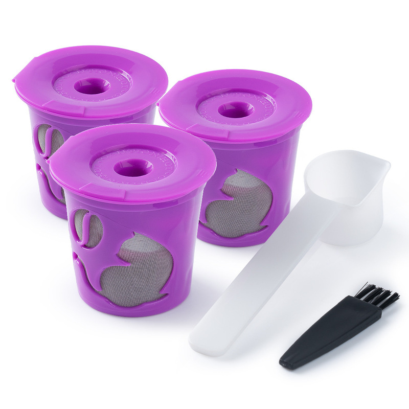 iCafilas set K cup shell compatible Keurig 2.0 refillable reusable filter coffee cup