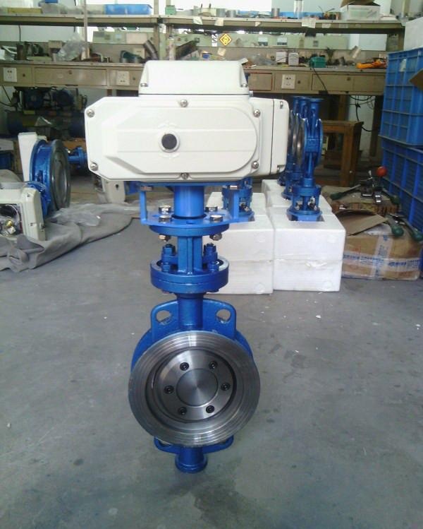 D973H防爆电动硬密封对夹蝶阀 手动三偏心蝶阀 涡轮蝶阀