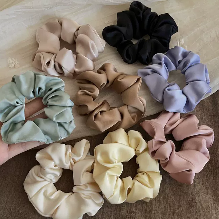 高级感复古大肠发圈简约扎丸子头发绳皮筋女高弹力不伤发头绳发饰