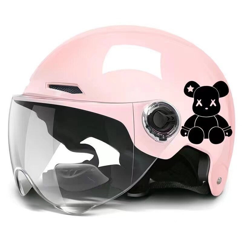 New national standard certified electric motorcycle helmet for men and women, sun protection, suitable for summer and all seasons, universal safety helmet