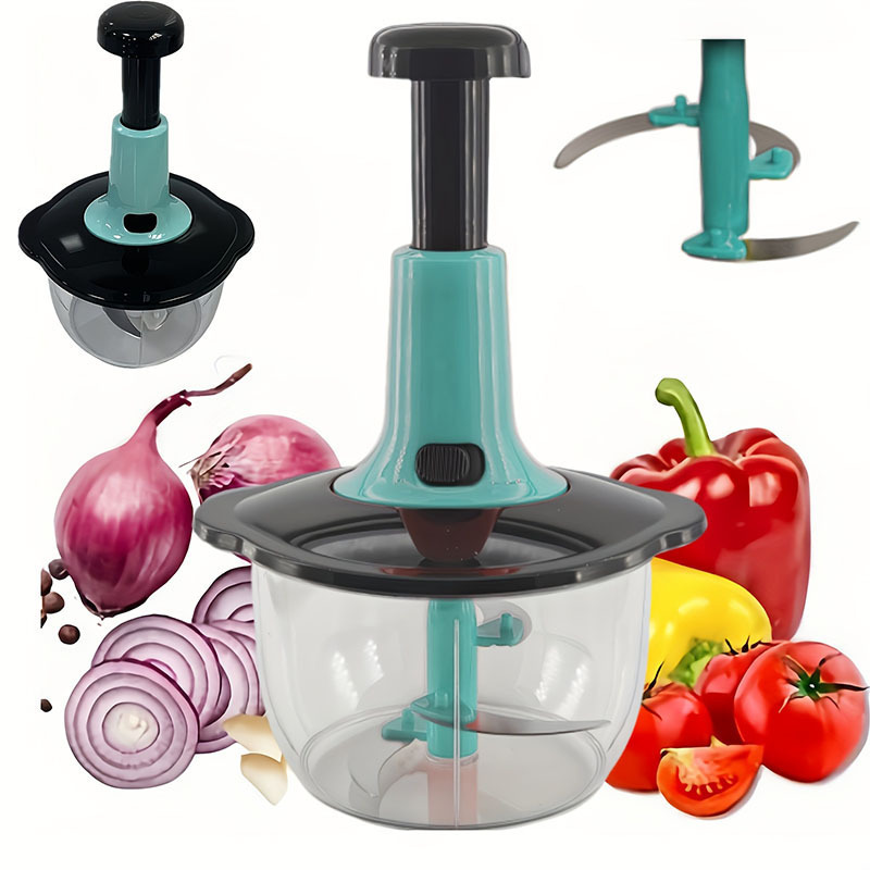 Fábrica de fuente al por mayor prensar el ajo puré cocinador batería cuchillo moledor de carne doméstico de alimentación suplementaria manual puré de ajo