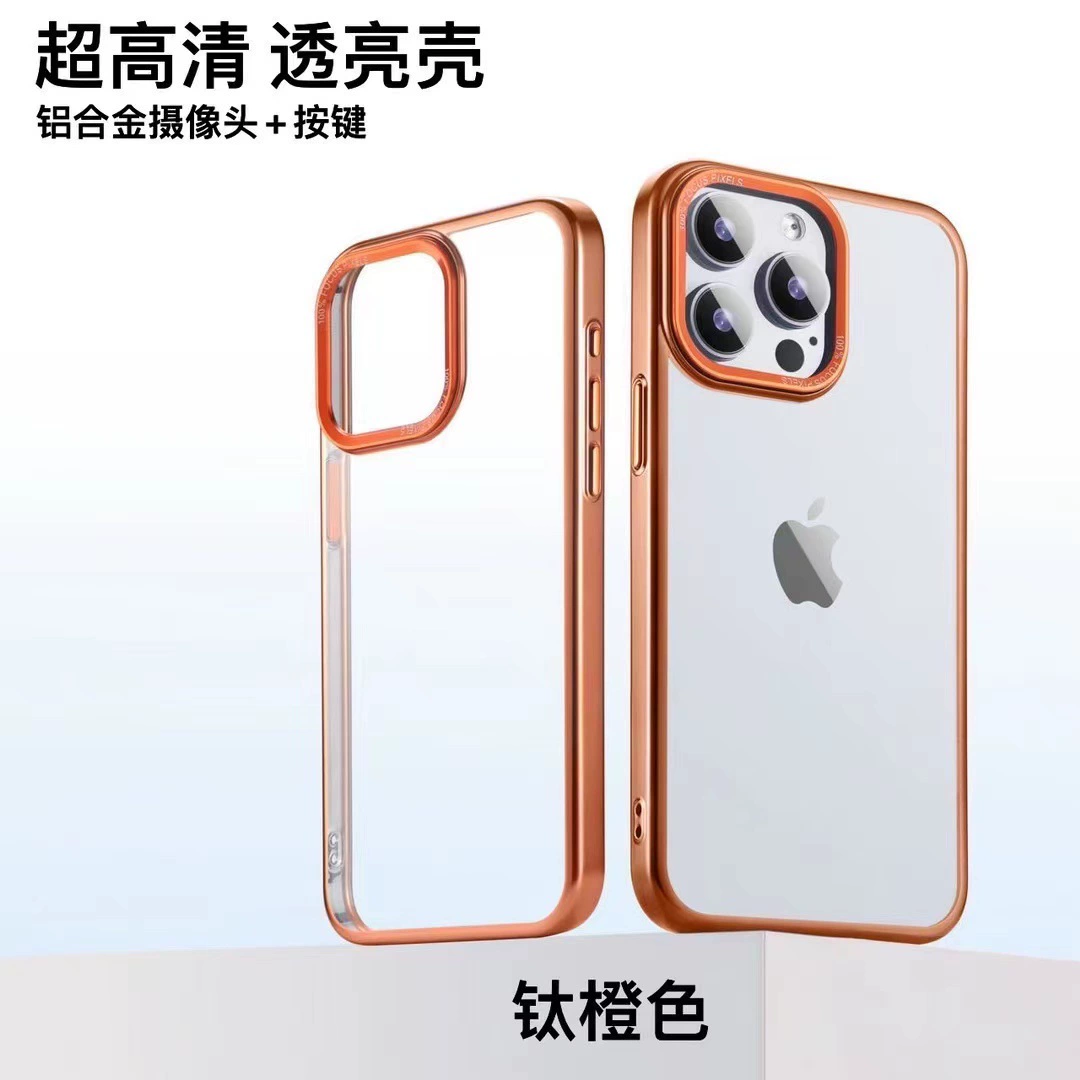 Apple, compatible phone case, transparent iphone15, protective case, fall protection, wholesale