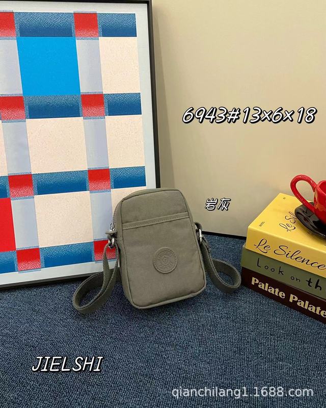2025捷朗仕新款琥珀色系时尚尼龙布包轻便百搭出行单肩斜挎手机包|undefined