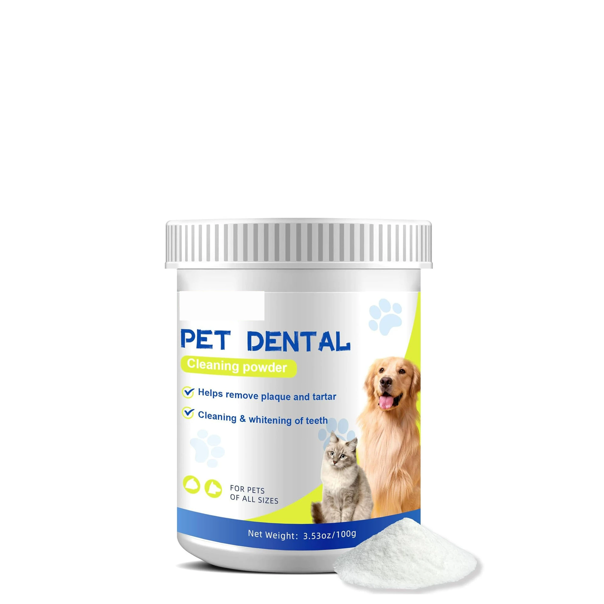 Порошок для чистки зубов питомцев. Эксклюзивно для экспорта и оптовых закупок от производителя.