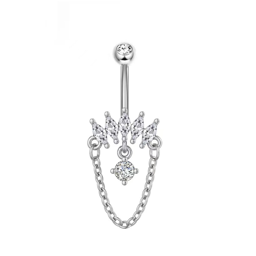 Pointed titanium steel lip stud product view